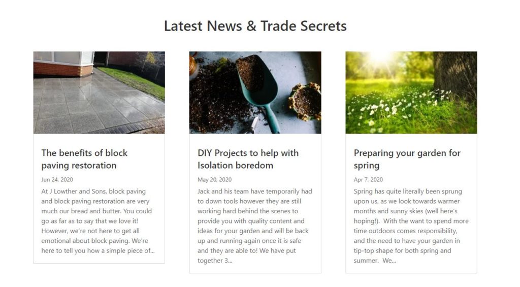 J Lowther blogs