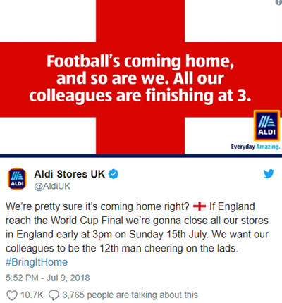 World Cup Marketing at Aldi