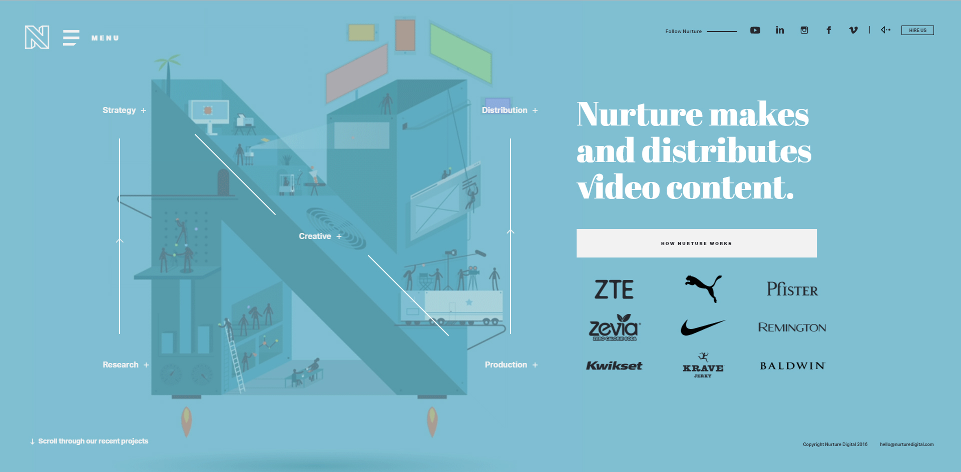 screen capture of big and bold typography