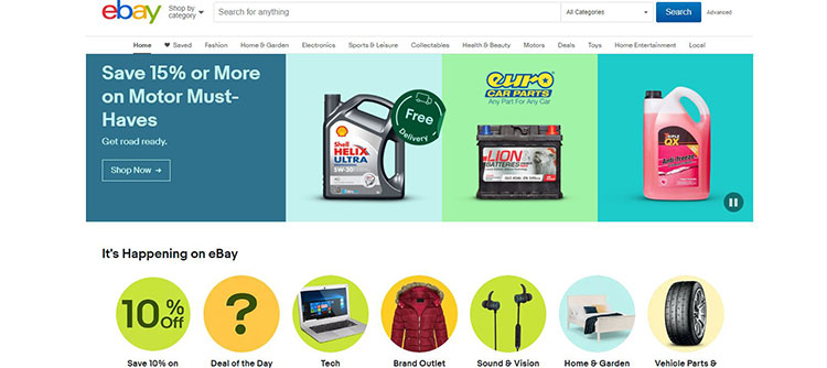 Old eBay website