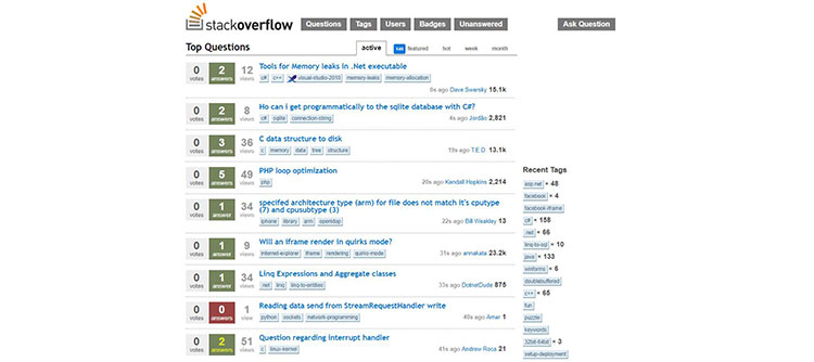 Stack Overflow Old Site