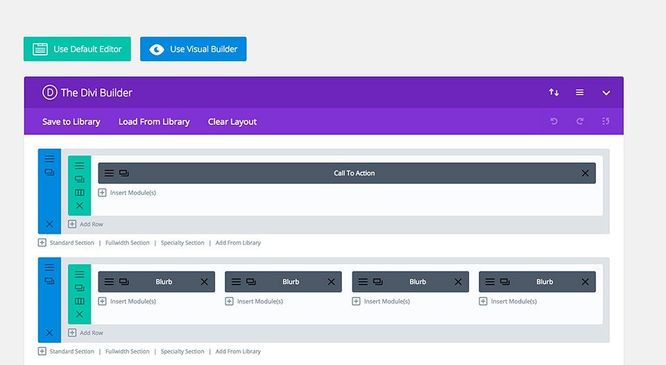 using divi backend builder | backend editor