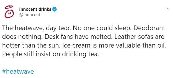 Social media - twitter - innocent drinks