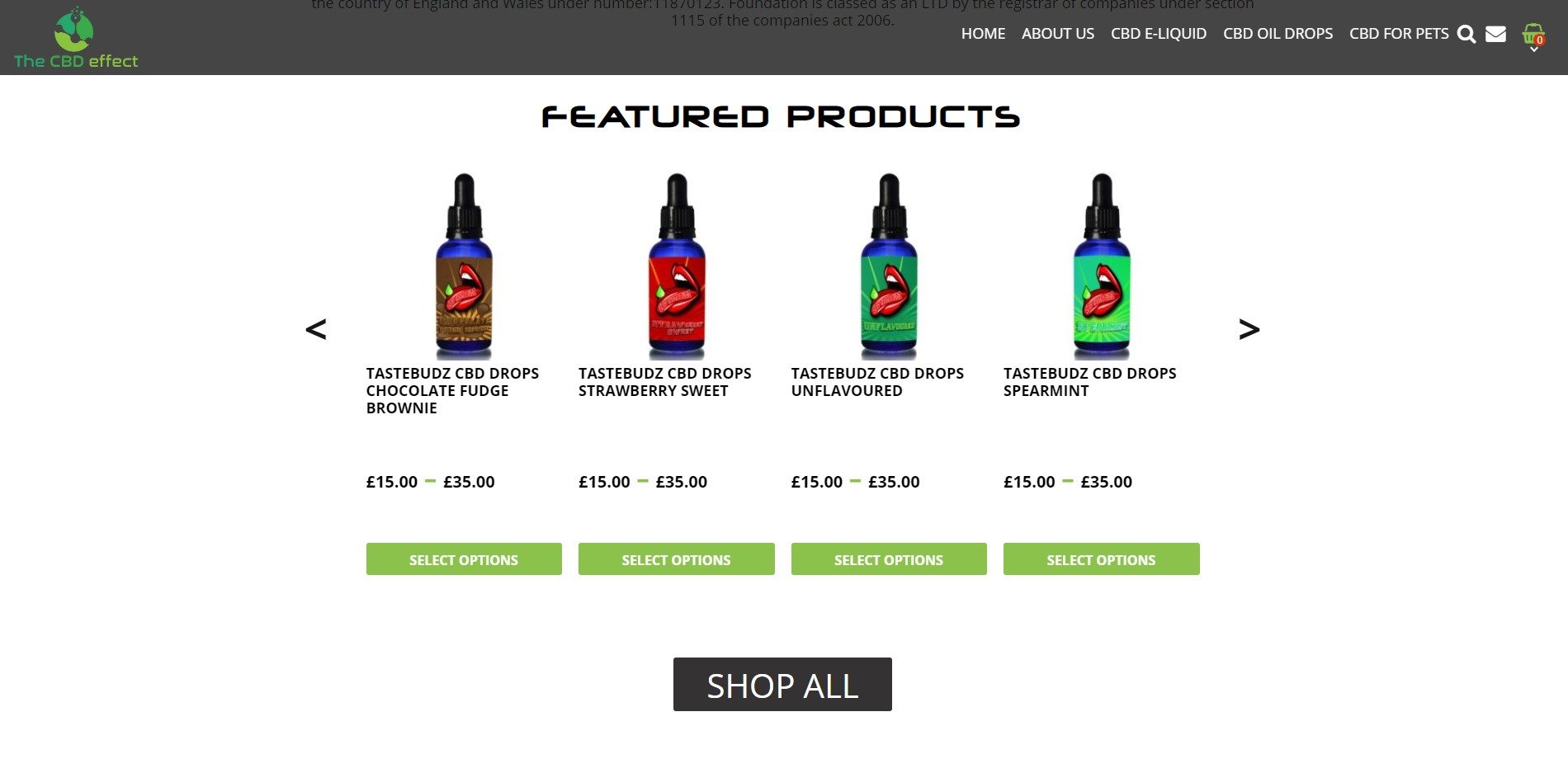 CBD Effect Projects | Website Design