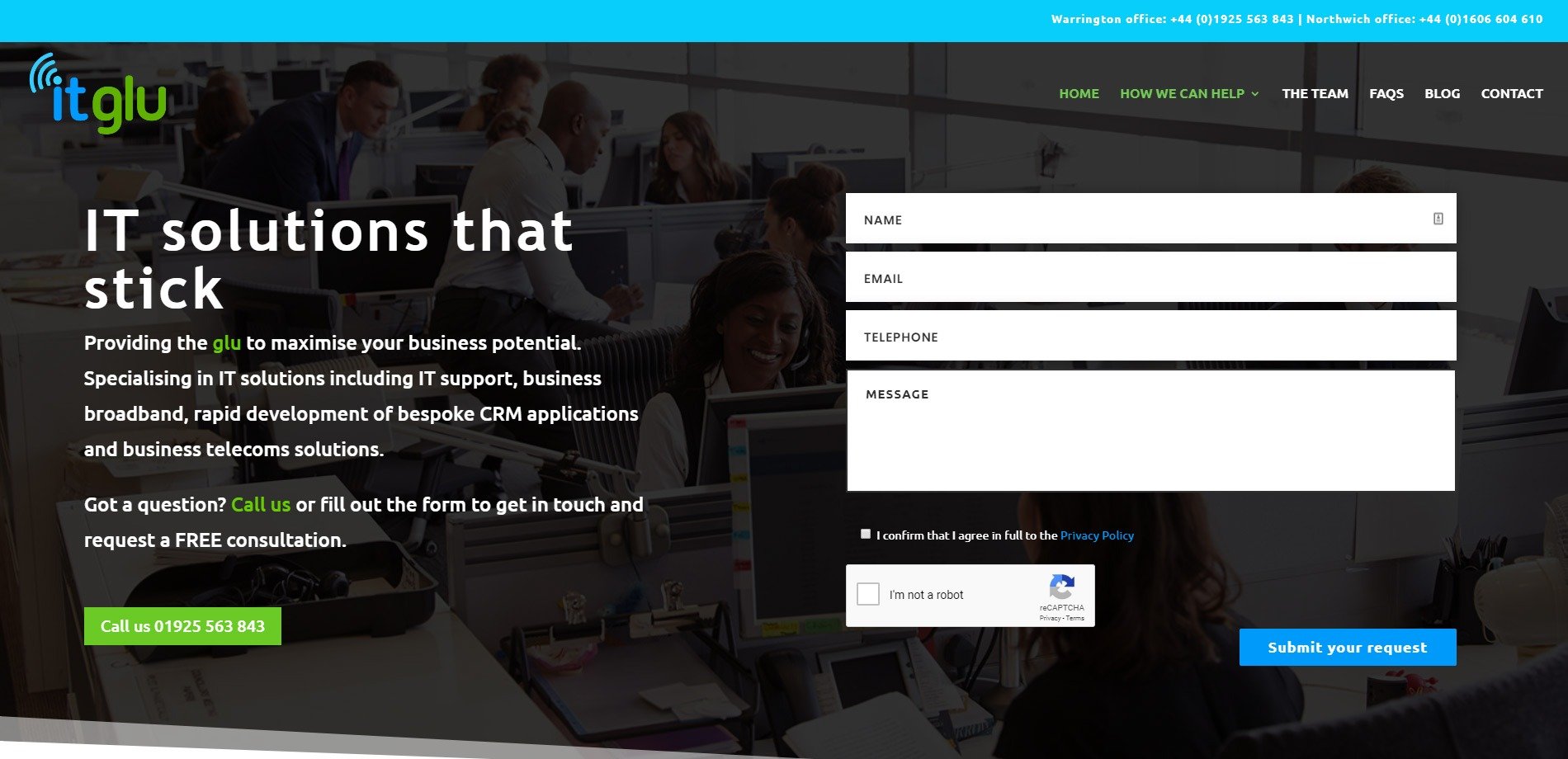 itglu web design project
