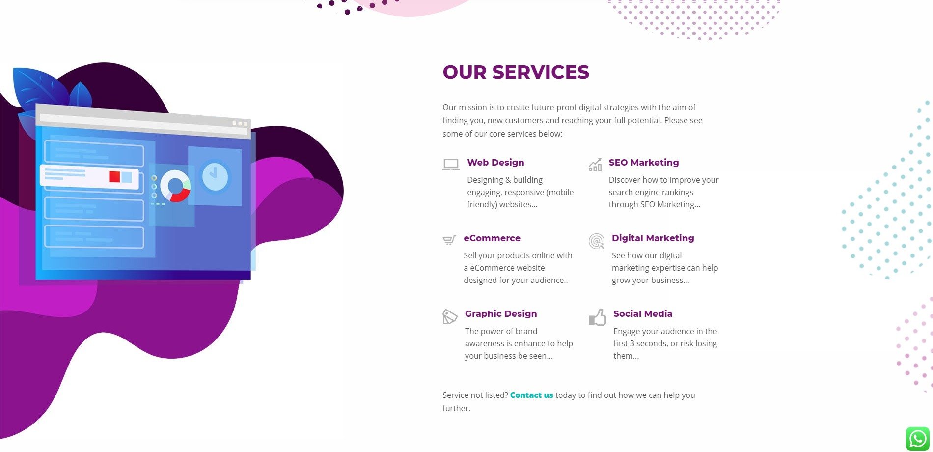 Mosaic Digital Media Website Design