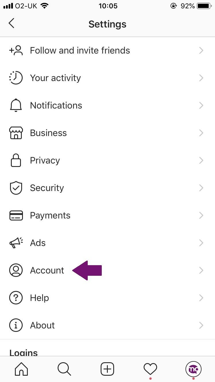 Instagram verification step 3