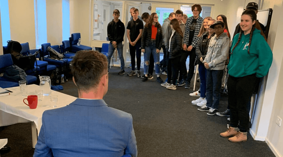 Gareth from Northwich office with students 2